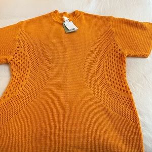 H&M crochet mini cotton dress